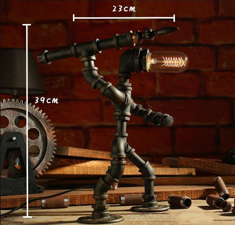Vintage Robot Table Lamp - www.mytooluse.com