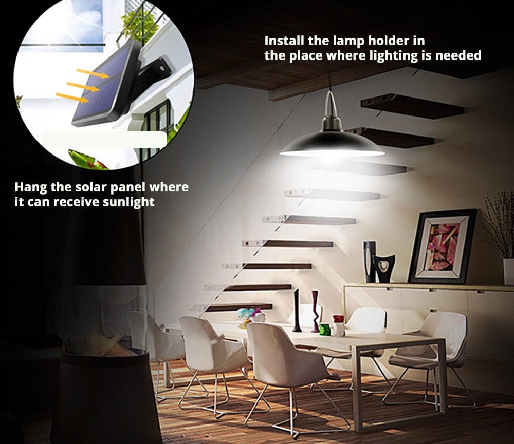 Illuminate your outdoor space with the IP65 Waterproof Double Head Solar Pendant Light. Its durable design can withstand any weather, while providing bright and efficient lighting. Plus, it's solar-powered and environmentally friendly. Bring a sustainable and stylish touch to your backyard!