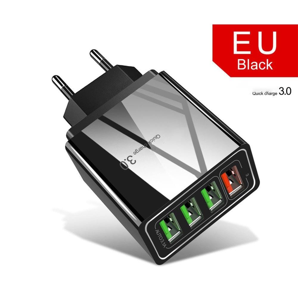 Illuminated 4USB Mobile Phone Charger - www.mytooluse.com