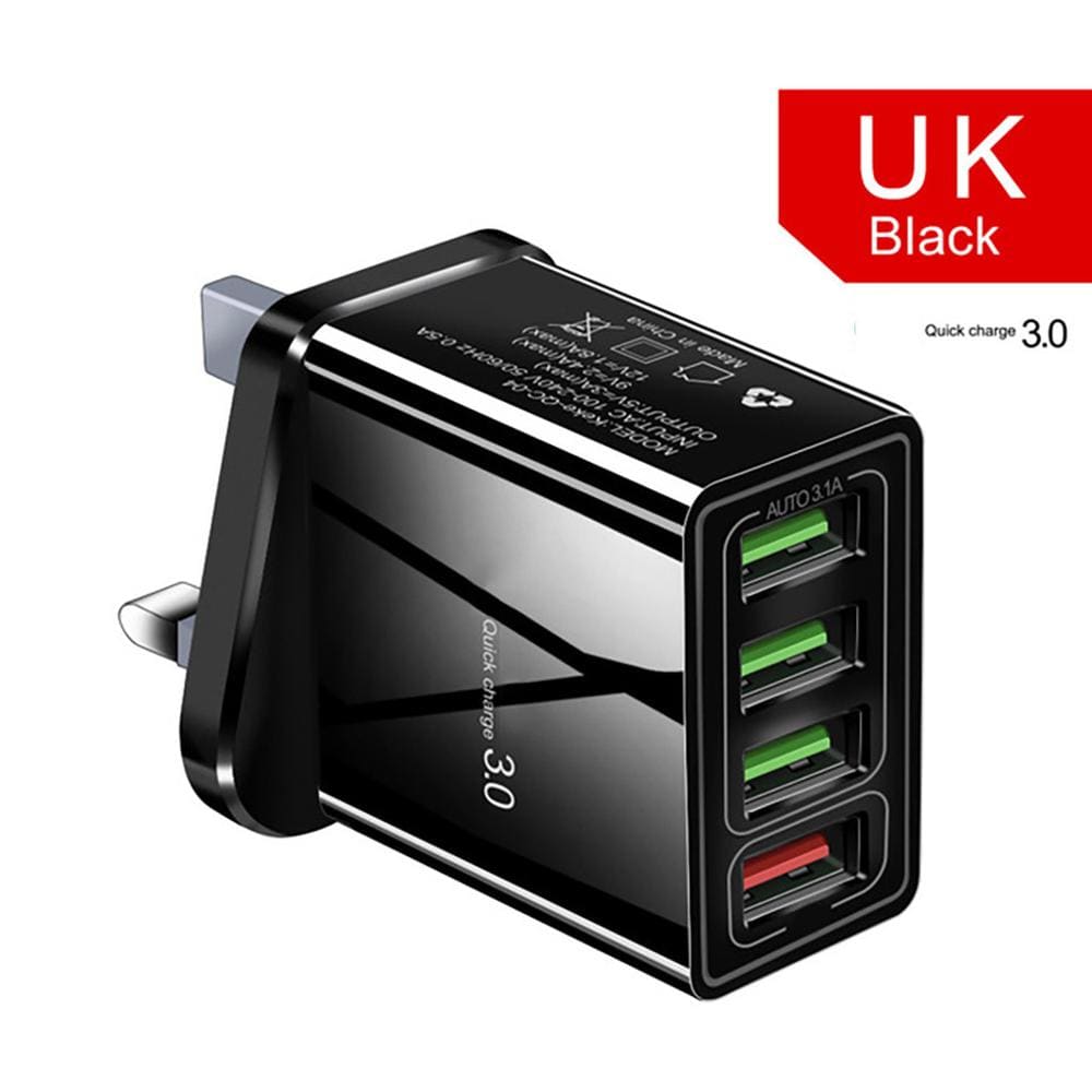 Illuminated 4USB Mobile Phone Charger - www.mytooluse.com