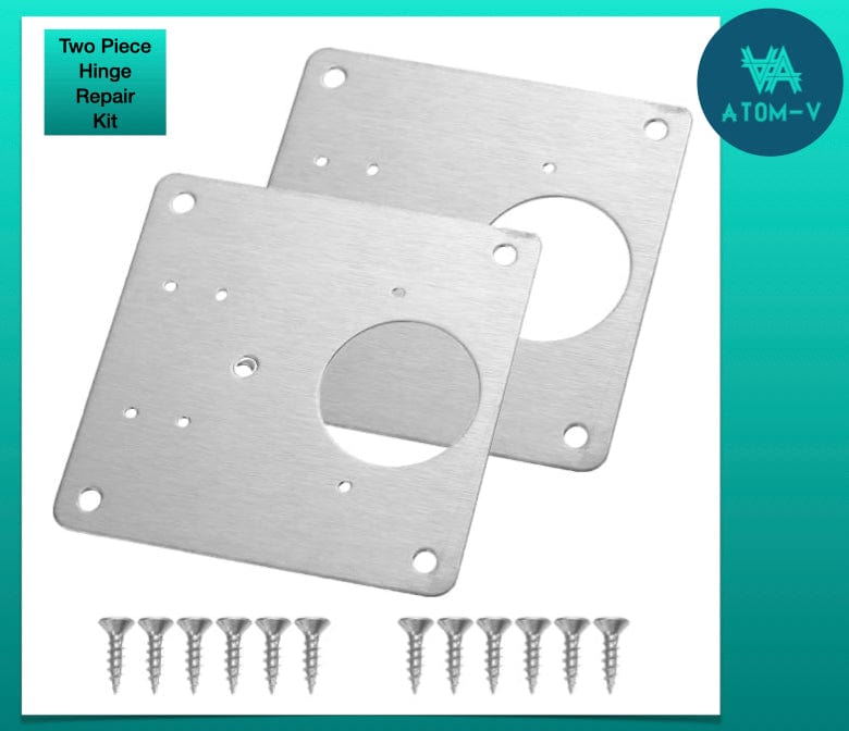 hinge door repair kit, door hinge stripped screw hole repair kit,  door hinge repair kit,  cabinets hinge repair plate,  cabinet hinge repair plate - www.mytooluse.com