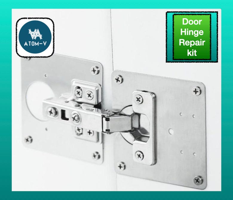 hinge door repair kit, door hinge stripped screw hole repair kit,  door hinge repair kit,  cabinets hinge repair plate,  cabinet hinge repair plate - www.mytooluse.com