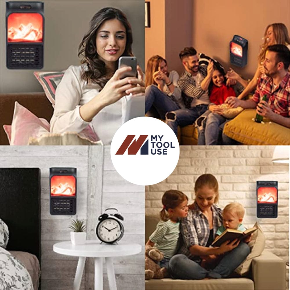 Looking for a cozy and convenient way to heat your room? Look no further than our Plug in Wall Heater with Electric Fireplace! With its easy plug-in design, you can enjoy the warmth of a fireplace without the hassle of installation. Perfect for small spaces, this heater also adds a touch of ambiance with its realistic flame effect. Stay warm and stylish all winter long