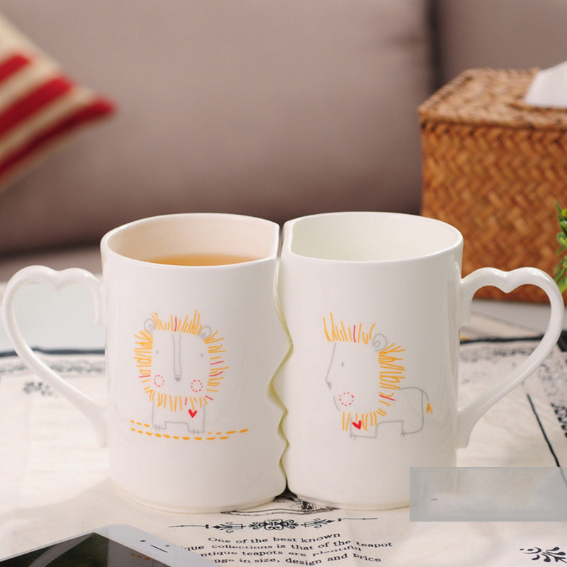 ceramic couple mugs