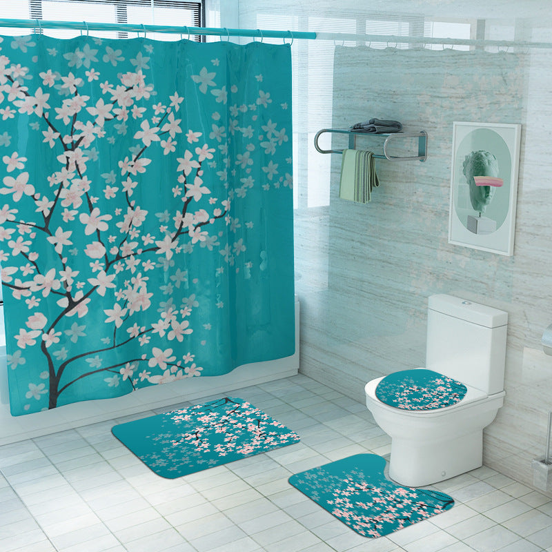 This daffodil shower curtain adds a touch of elegance and freshness to your bathroom. Made from durable material, it is water-resistant and easy to clean. Its vibrant daffodil print creates a lively atmosphere, transforming your bath time into a rejuvenating experience. Elevate your daily routine with this beautiful shower curtain.