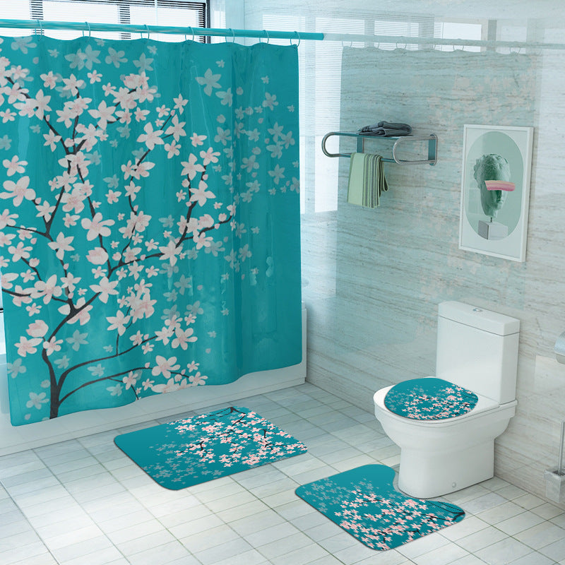 shower curtain,  perennial,  daffodil shower curtain,  daffodil,  curtain,  bathroom deco