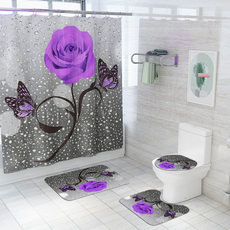 shower curtain,  perennial,  daffodil shower curtain,  daffodil,  curtain,  bathroom deco