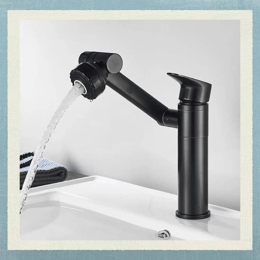Turn your kitchen into a playful, functional space with our 360 Degree Swivel Faucet. No more awkwardly reaching or struggling to get the right angle - this faucet easily rotates for convenient use. Keep things light-hearted and fun with this unique addition to your kitchen.