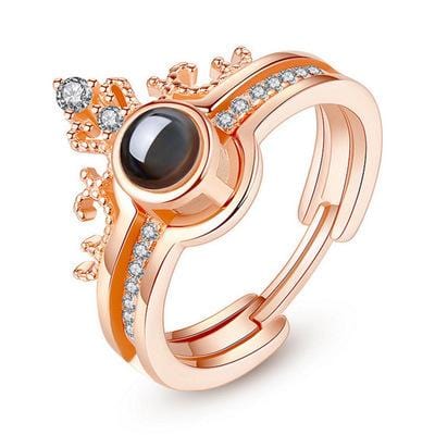 Golden ring for woman with black shiny pearl, very attractive design and build quality is high, modern gift ring for girl, purpose gift ring at affordable price