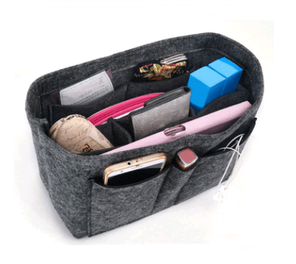 Felt Bag Makeup Organizer - www.mytooluse.com