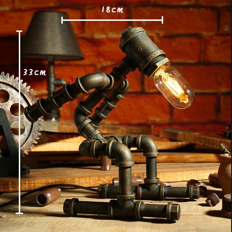 Vintage Robot Table Lamp - www.mytooluse.com