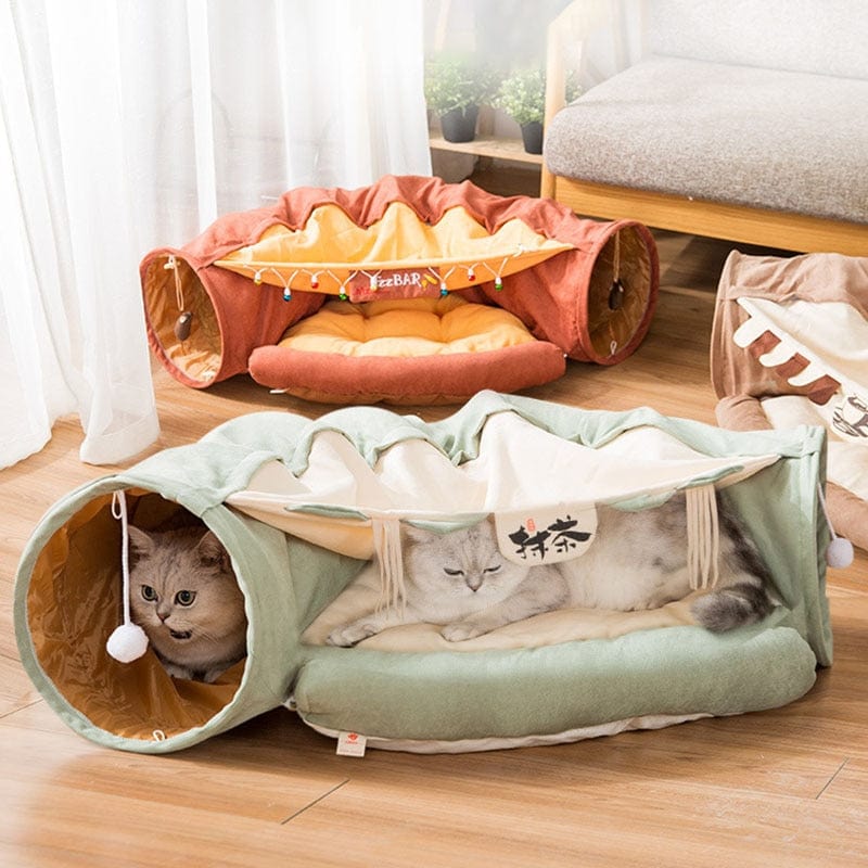 luckitty cat tunnel,  folding cat tunnel, foldable cat tunnel,  collapsible cat tunnel,  collapsible cat tent , cat collapsible tunnel